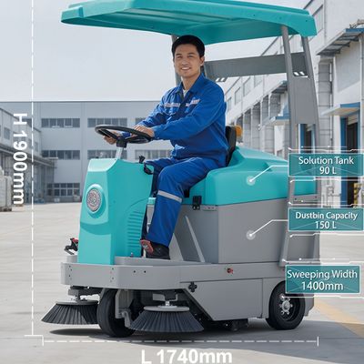 凯迪斯S3P驾驶式扫地车 机械工厂铁屑灰尘清扫车扫地机