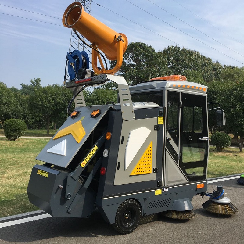 SP三朋D款自卸全自动扫地车 机械厂铁屑清扫车