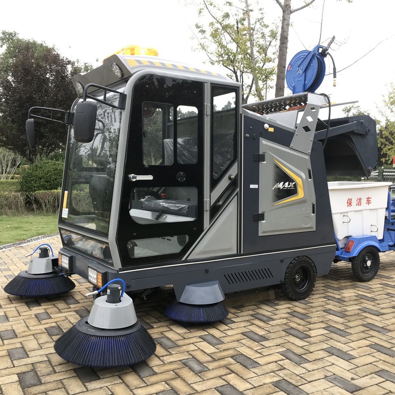 三朋SP战狼3自卸款全自动扫地机 落叶灰尘砂石清扫车